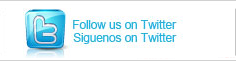 Follow us on Twitter Siguenos en Twitter